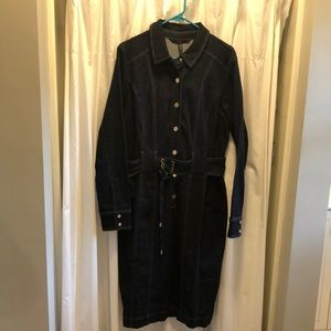 Denim Dress White House Black Market size 16
